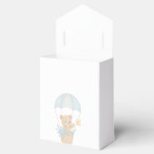 Schattigee teddybeer met parachute Baby shower Bedankdoosjes (Geopend)