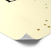 Schattigee teddybeer met verjaardagsbanner poster (Hoek)