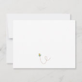 Schattigee Teddybeer picknick verjaardagsfeestuitn Kaart (Achterkant)