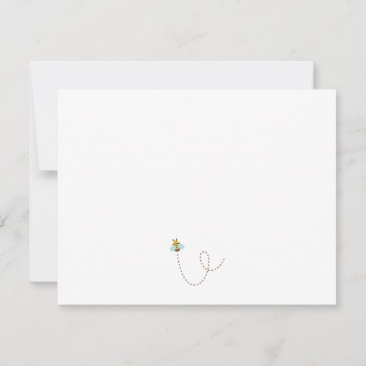 Schattigee Teddybeer picknick verjaardagsfeestuitn Kaart (Achterkant)