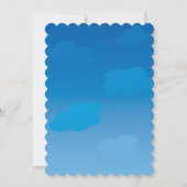 Schattigee teddybeer piloten vliegtuig Geslacht on Kaart (Achterkant)