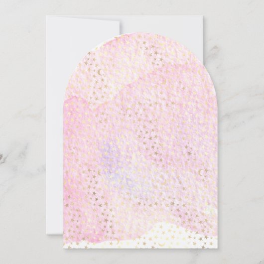 Schattigee Teddybeer Roze Vliegtuigboog Baby showe Kaart (Achterkant)