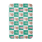 Schattigee teddybeer sinterklaas kerstboom feest badmat (Voorkant Verticaal)