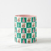 Schattigee teddybeer sinterklaas kerstboom feest mok (Midden)