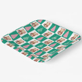 Schattigee teddybeer sinterklaas kerstboom feest papieren bordje (Gebogen)