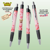 Schattigee teddybeer Valentijns's Harten Gift Roze Pen