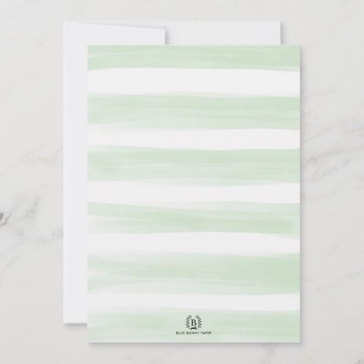 Schattigee Teddybeer Verjaardag Jongen Greenery Ba Kaart (Achterkant)