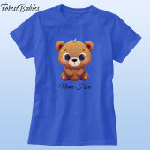 Schattigee teddybeer welp dierlijke Cartoon Graphi T-shirt