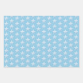 Schattigee Teddyberen en sterren blauw Inpakpapier Vel (Voorkant 2)