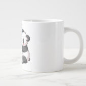 Schattigee teddyberen met panda grote koffiekop (Rechts)