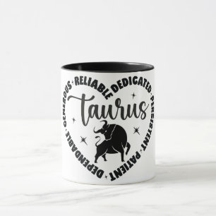 Schattigee tekens van de dierenriem/Stier Mok