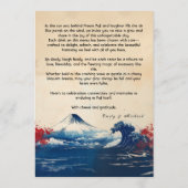 Schattigee tekst Drink kaart Japonesque Harmony me (Achterkant)