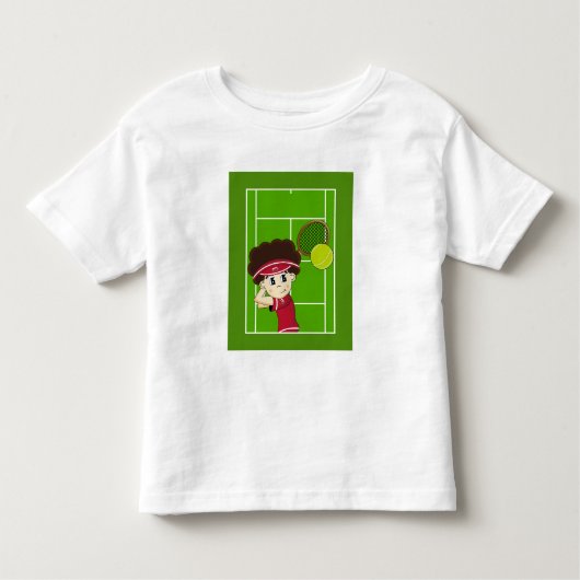 Schattigee Tennis Boy T-shirt (Voorkant)