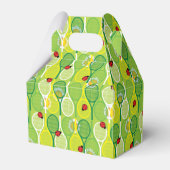 Schattigee tennisrackets met lieveheersbeestjes, D Bedankdoosjes (Achterkant)