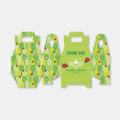 Schattigee tennisrackets met lieveheersbeestjes, D Bedankdoosjes (Uitgevouwen)