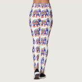 Schattigee Thai Elephant Pattern Leggings (Achterkant)