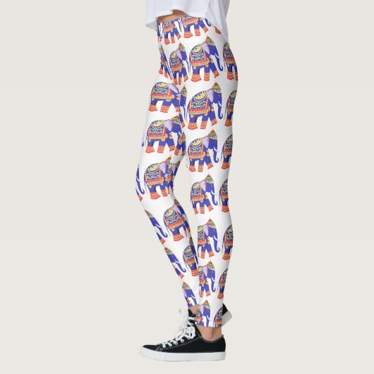 Schattigee Thai Elephant Pattern Leggings (Links)