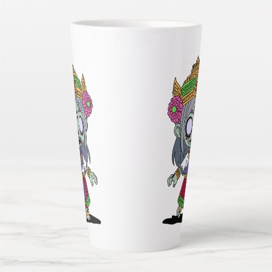 Schattigee Thai Zombie Latte Mok (Voorkant)