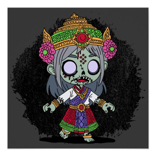 Schattigee Thai Zombie Perfect Poster (Voorkant)