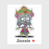 Schattigee Thai Zombie Sticker (Vel)