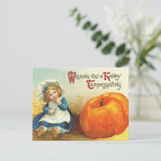 Schattigee  Thanksgiving Briefkaarten (Staand voorkant)