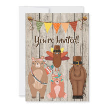 Schattigee Thanksgiving Dieren en Turkije 1e Verja