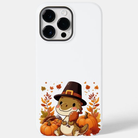 Schattigee Thanksgiving Dinosaurus Case-Mate iPhone Case (Achterkant)