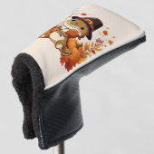 Schattigee Thanksgiving Dinosaurus Golfheadcover (3/4 voorkant)