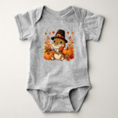 Schattigee Thanksgiving Dinosaurus Romper (Voorkant)