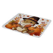 Schattigee Thanksgiving Dinosaurus Snijplank (Hoek)