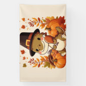 Schattigee Thanksgiving Dinosaurus Spandoek (Verticaal)