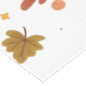 Schattigee Thanksgiving Dinosaurus Tafelkleed (Gekanteld)