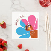 Schattigee Thanksgiving Geslacht onthullen Servet (Insitu)