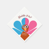 Schattigee Thanksgiving Geslacht onthullen Servet (Hoek)