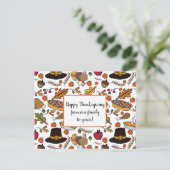 Schattigee Thanksgiving Kaarten om te personaliser (Staand voorkant)