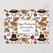 Schattigee Thanksgiving Kaarten om te personaliser (Voorkant)