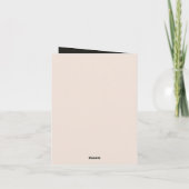 Schattigee Thanksgiving Turkije aanpasbaar Feestdagen Kaart (Achterkant)