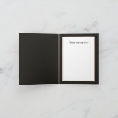 Schattigee Thanksgiving Turkije aanpasbaar Feestdagen Kaart (Binnen)