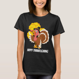 Schattigee Thanksgiving Turkije Bericht toevoegen  T-shirt