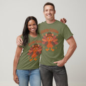 Schattigee Thanksgiving Turkije Cartoon - "Gobble  T-shirt (Unisex)