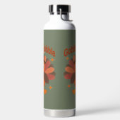 Schattigee Thanksgiving Turkije Cartoon - "Gobble Waterfles (Links)