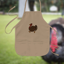 Schattigee Thanksgiving Turkije Kinder Schort