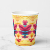 Schattigee Thanksgiving Turkije Papieren kopjes Bekers (Rechts)