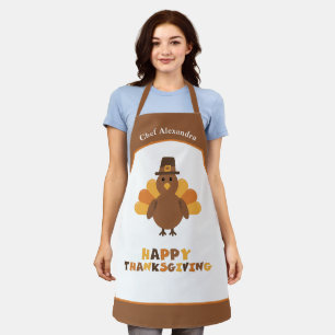 Schattigee Thanksgiving Turkije Vakantie Koken Gif Schort