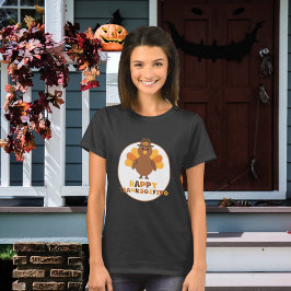 Schattigee Thanksgiving Turkije Vakantie T-shirt