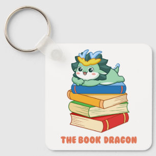 Schattigee "The Book Dragon" Sleutelhanger