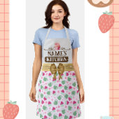 Schattigee theekopje en cupcake in een Pattern Sc Schort