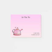 Schattigee Theeliefhebber Inspirerend Gezellige Ka Post-it® Notes (Voorkant)