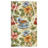 Schattigee theeliefhebbers betegeld feest klein cadeauzakje (Achterkant)