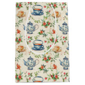 Schattigee theeliefhebbers betegeld feest medium cadeauzakje (Voorkant)